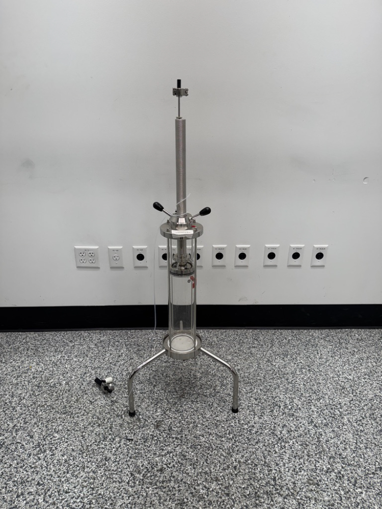 Image of GE Amersham BPG Preparative Chromatography Column Bench Scale